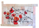 Tabatha Poppies with Barbed Wire